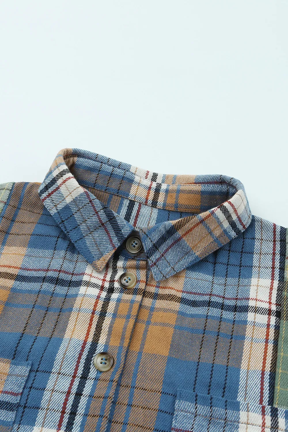 Harajuku Plaid Button Up Long Sleeve Shirt