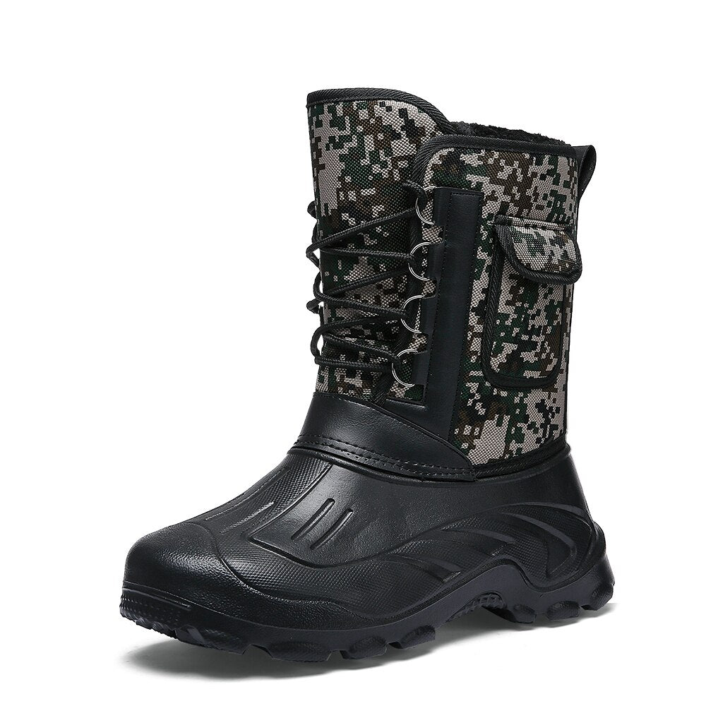 Men's Winter Waterproof Fishing Boots – Outdoor Sneakers