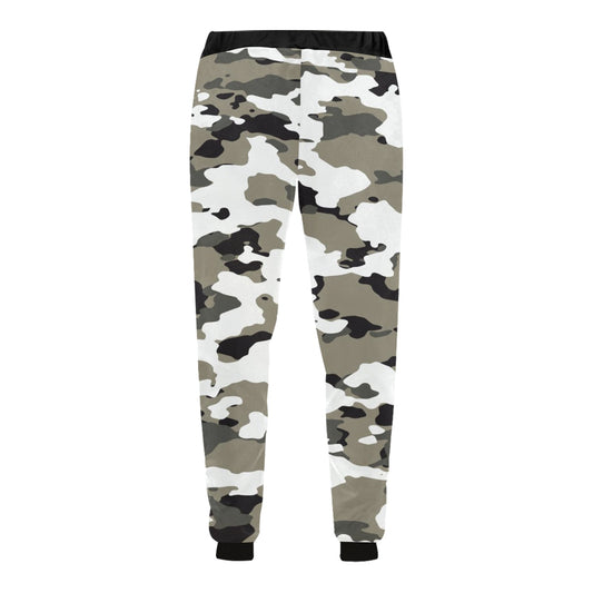 Black and White Camo Casual Baggy Slacks Joggers