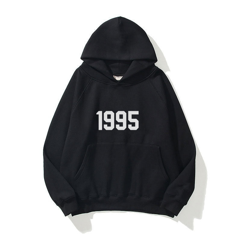 1995 Double Layered Velvet Hoodie - Harajuku Style
