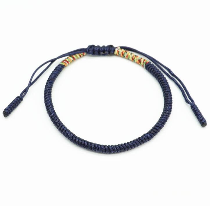 10pcs Multi Color Tibetan Buddhist Good Luck Charm Bracelets