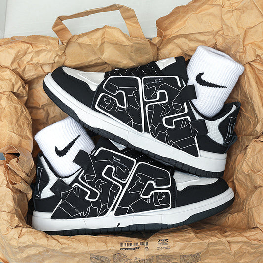 Men's Harajuku Style Height Increasing Casual Shoes