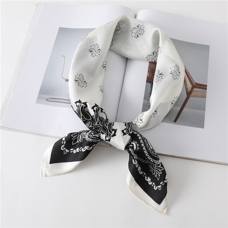 Playful Cashew Square Scarf - Versatile Women's Fashion Accessory
