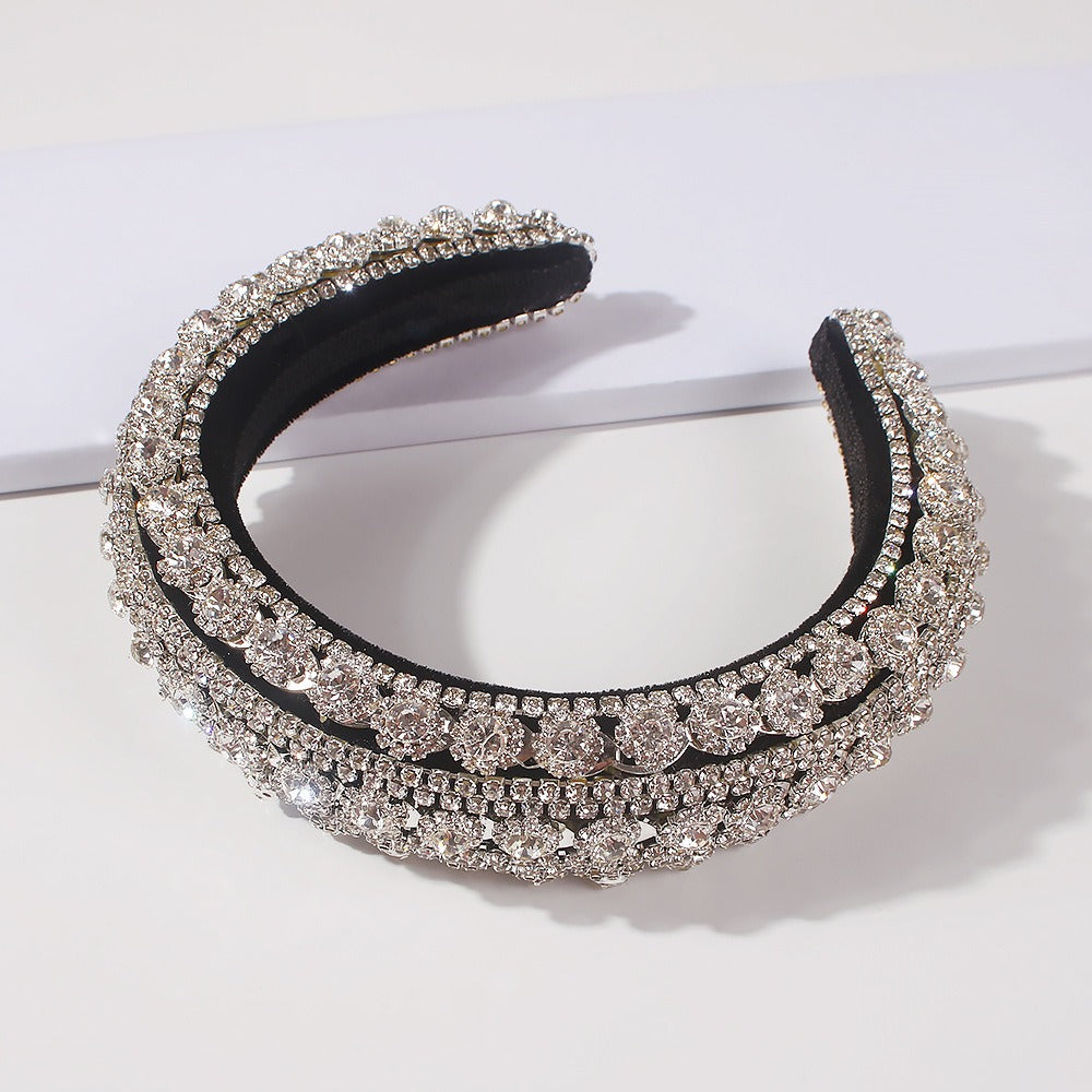 Full Crystal Luxury Rhinestones Headbands for Women