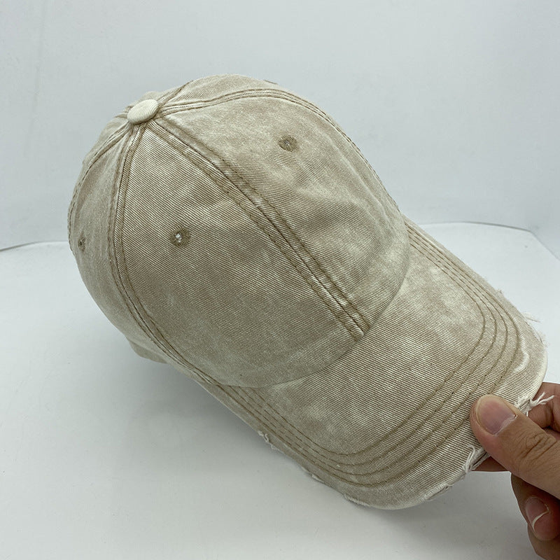 Retro Denim Baseball Cap for Women - Harajuku Style