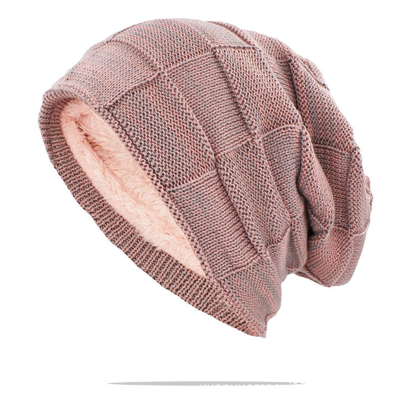 Unisex Plush Pullover Hat - Knitted Ear Protection