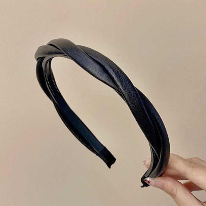 Elegant Cross Twist Headband for Women