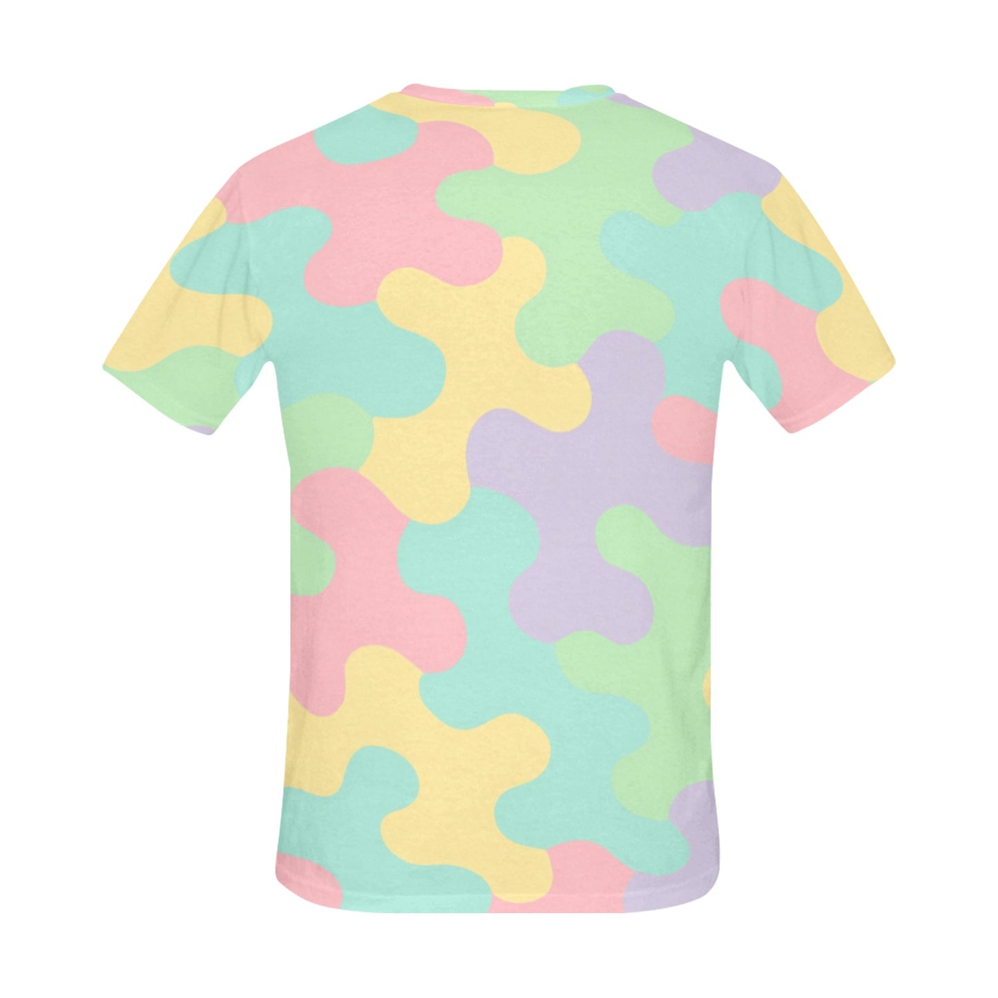Harajuku Pastel Rainbow Camo T-shirt