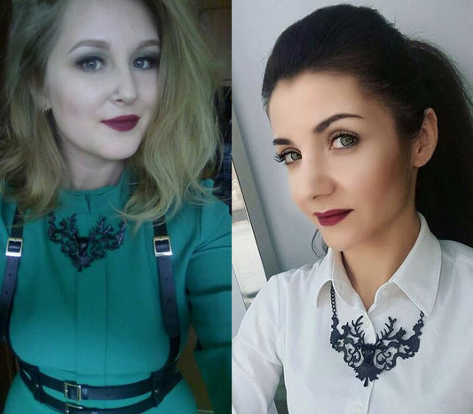 Vintage Deer Pendant Necklace - Playful Halloween Jewelry