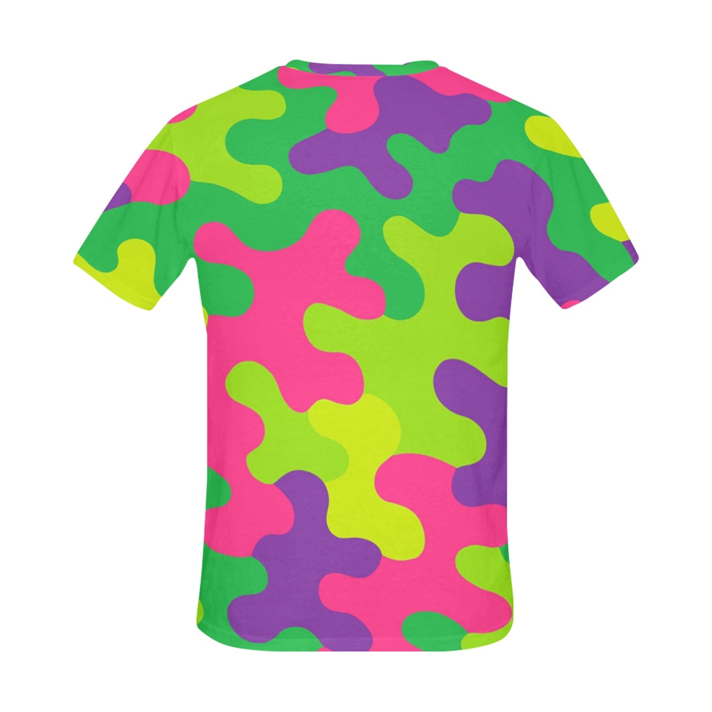 Harajuku Rainbow Camo Camouflage Men's All Over Print T-shirt