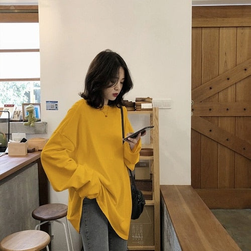 Kawaii Oversized Harajuku Long Sleeve T-Shirt