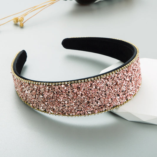 Colored Stone Hair Decoration Headband