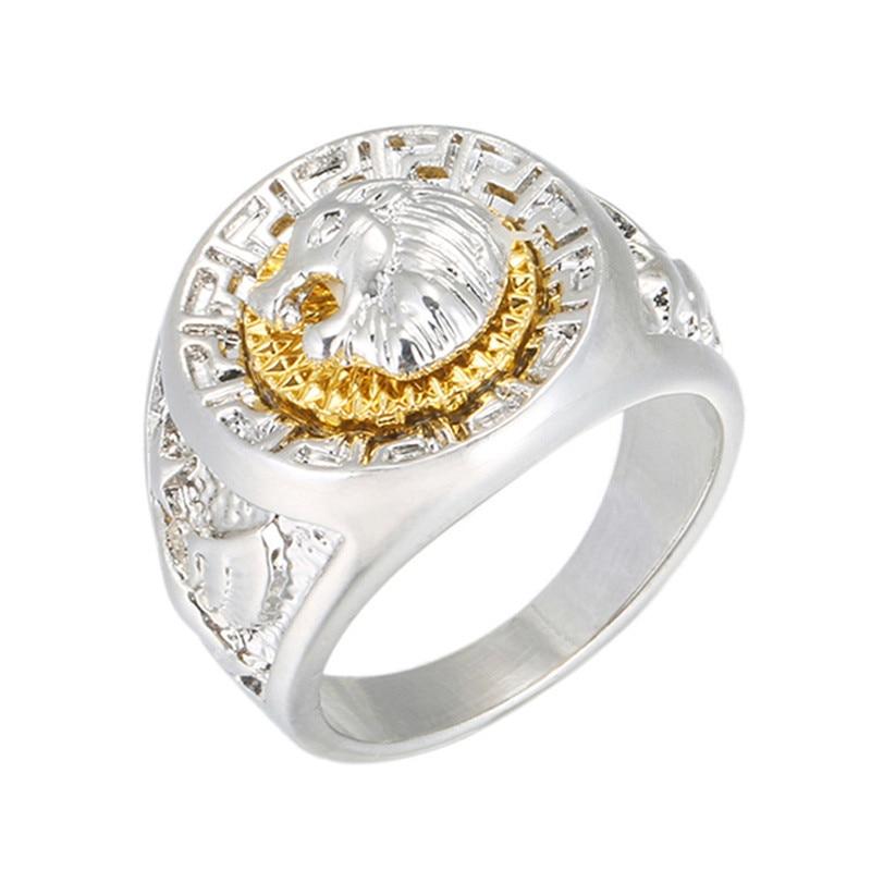 Harajuku Style Lion Championship Ring - Hip Hop Gold Ring