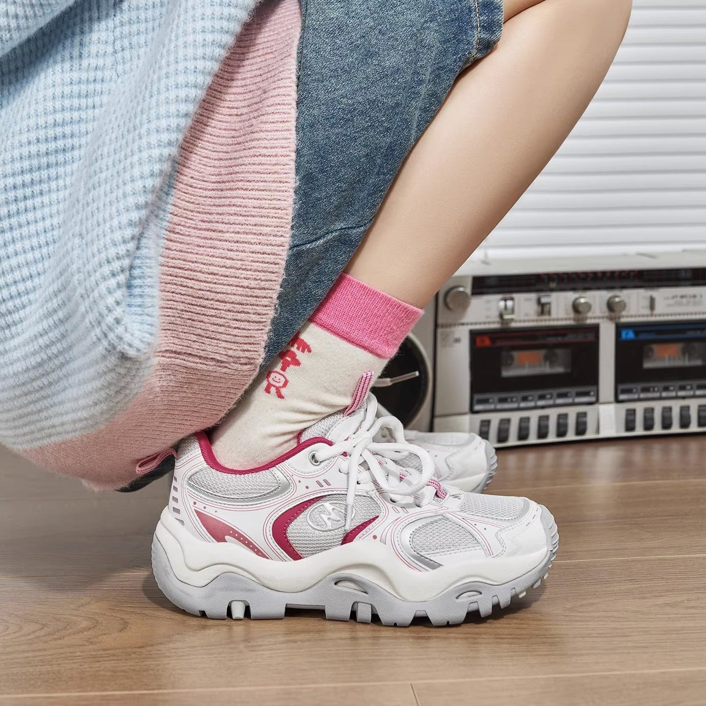 Thick Soled Dad Shoes – Women's Lightweight Breathable Sports Shoes