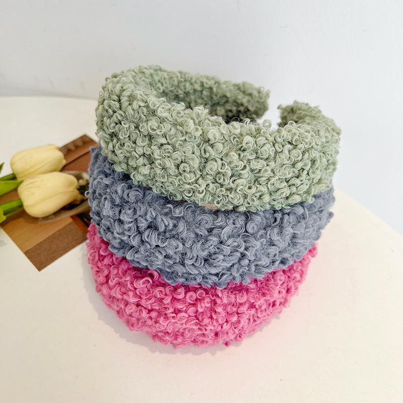Candy Color Lambswool Hair Band