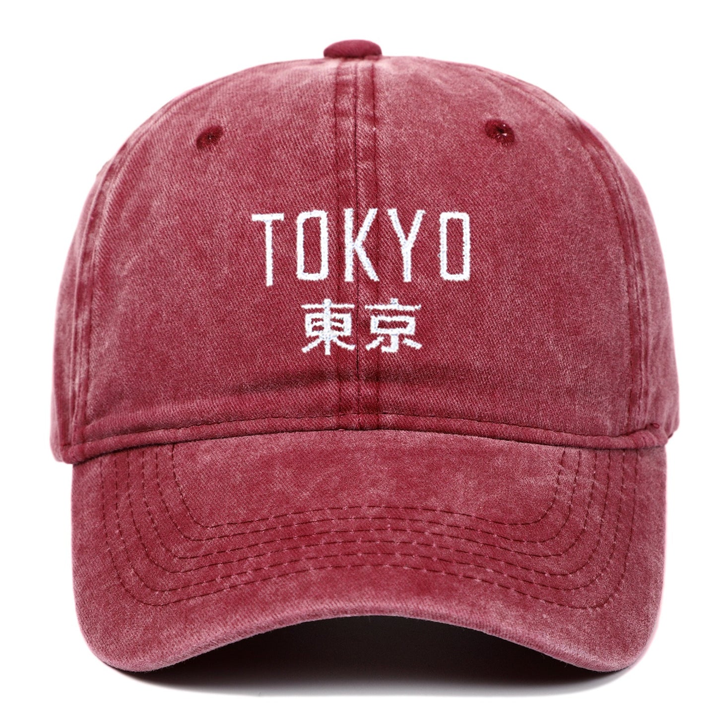 Tokyo Retro Embroidered Baseball Cap – Sun Protection & Style