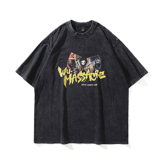 Vintage Oversize Printed T-Shirt - Harajuku Style