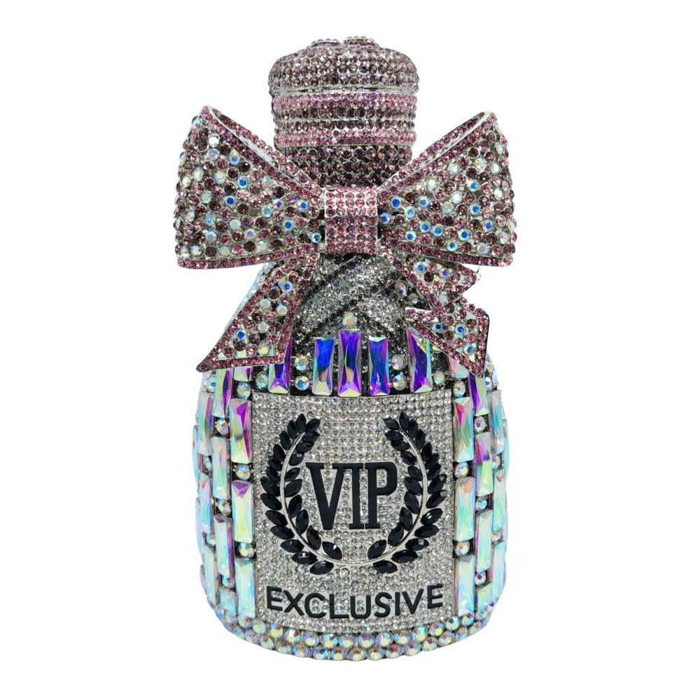 Bow Champagne Crystal Handbag for Women
