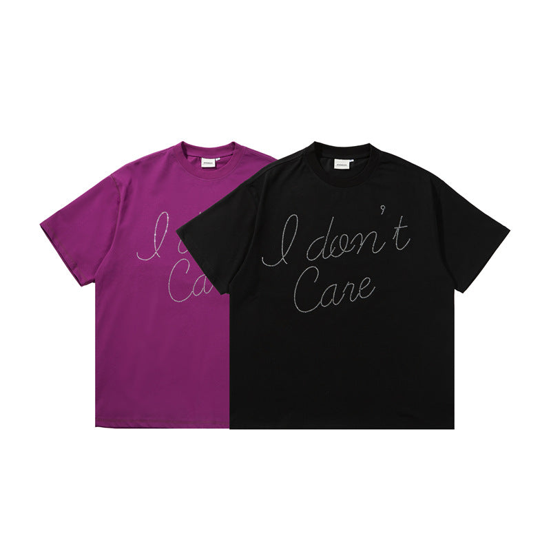 Harajuku Style Printed Round Neck Loose T-Shirt