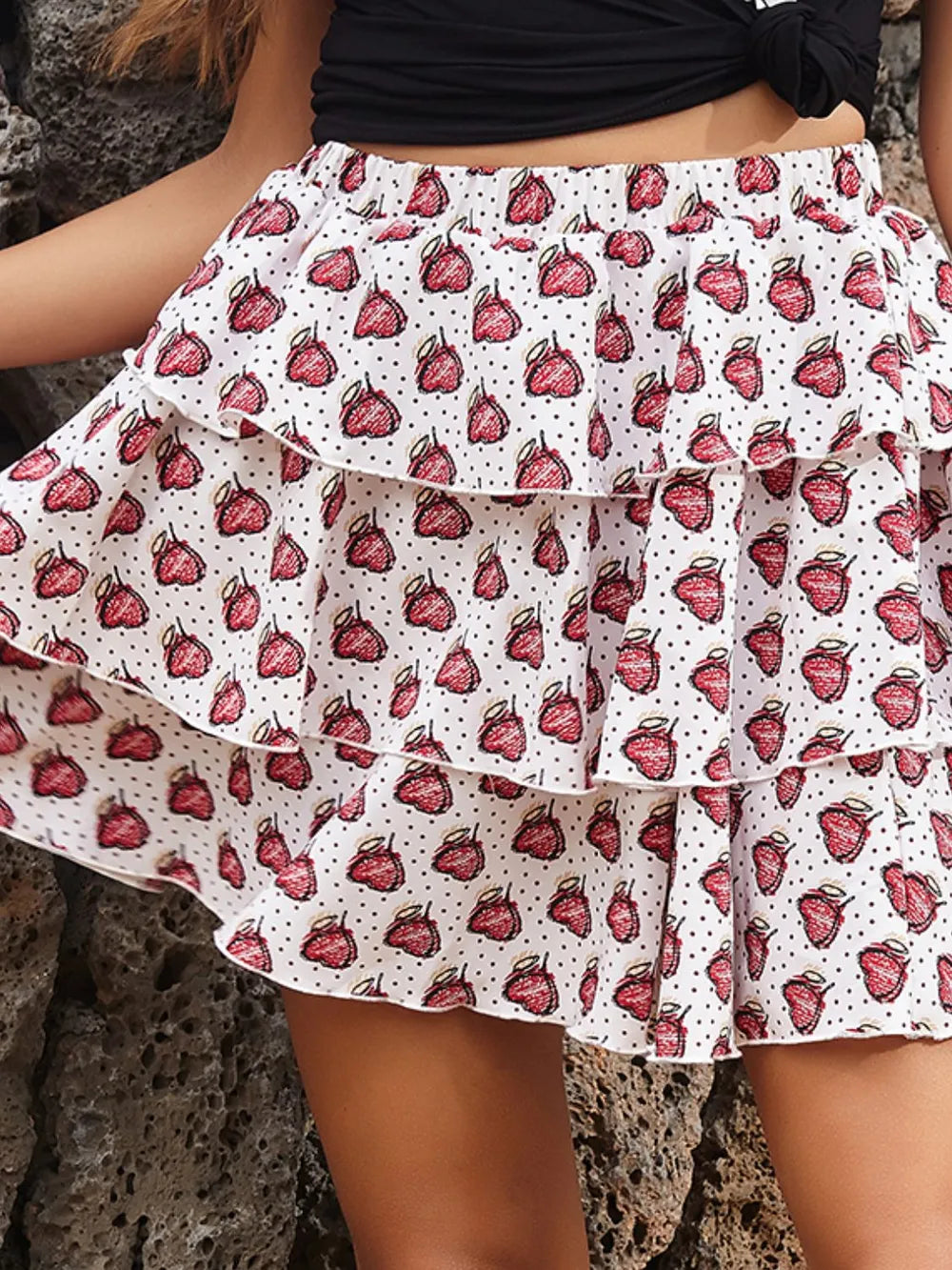 Layered Sheer Mini Skirt - Harajuku Style