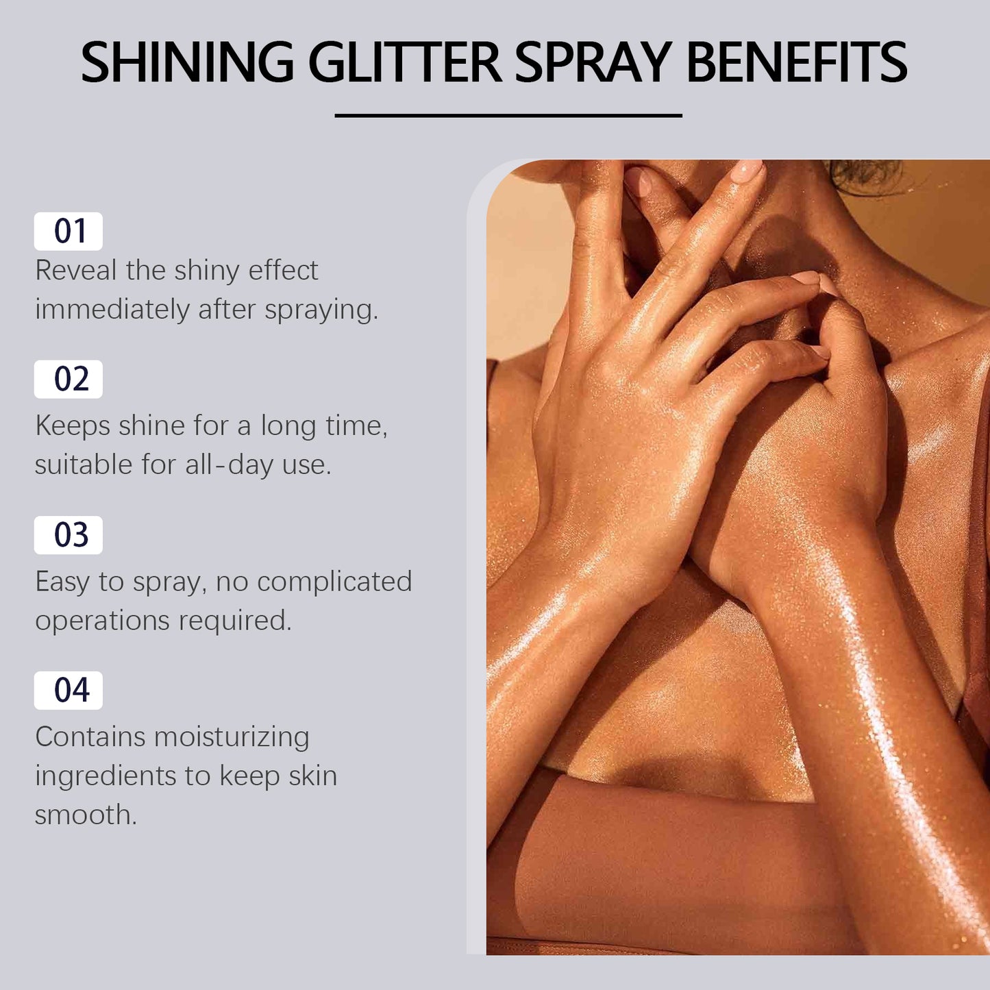 Harajuku Style Highlighter Glitter Spray