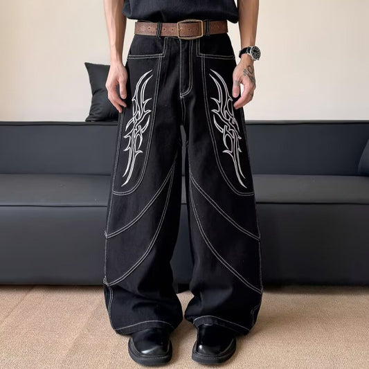 Summer Loose Straight Leg Wide Leg Pants