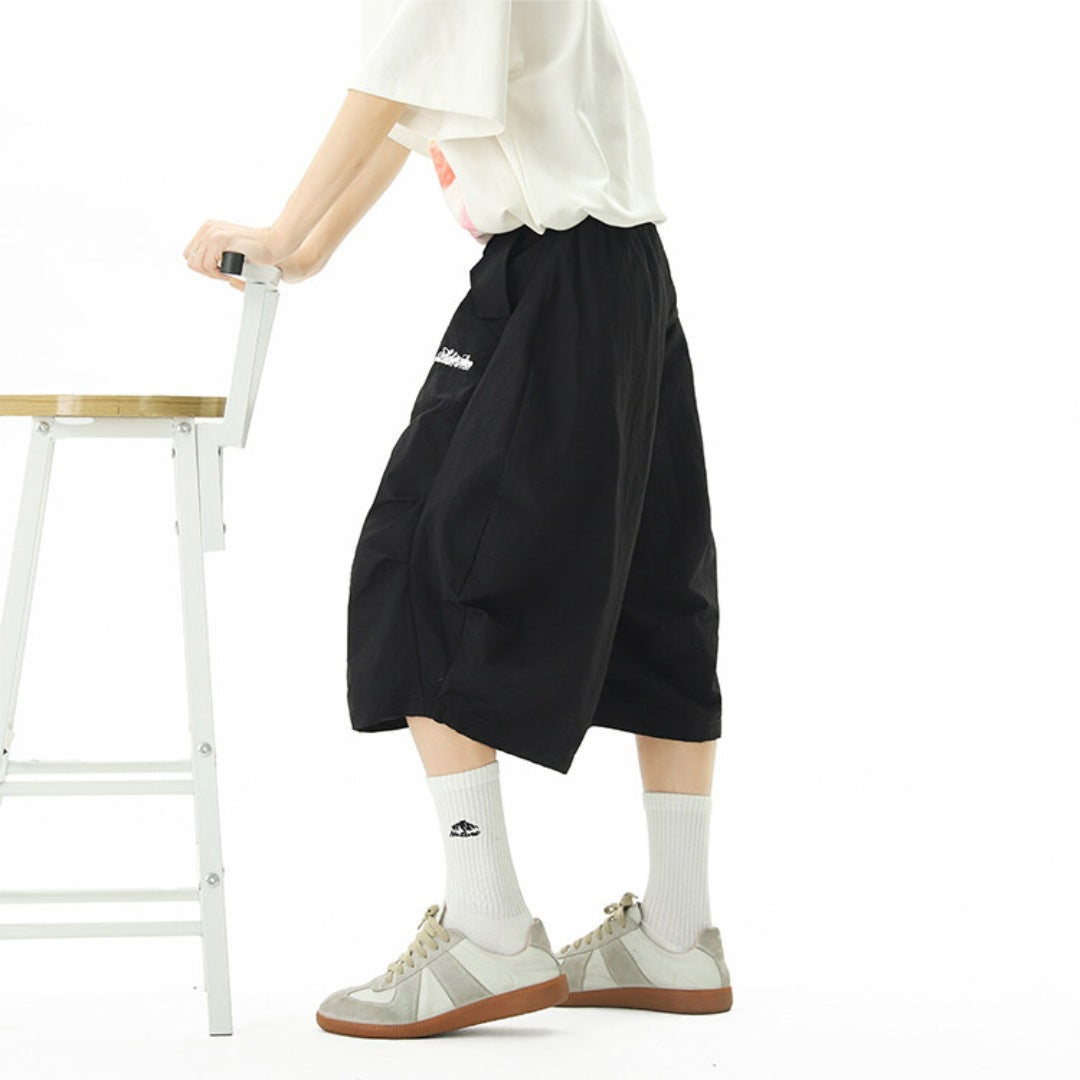 Embroidered Quick Drying Paratrooper Pants