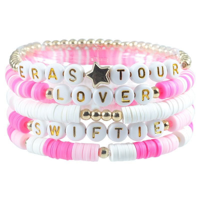 Colorful Harajuku Style Beaded Bracelet Set
