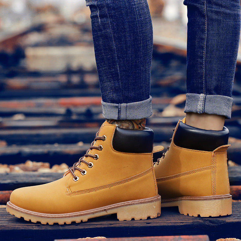 Casual High Top Boots for Men - Trendy Street Style