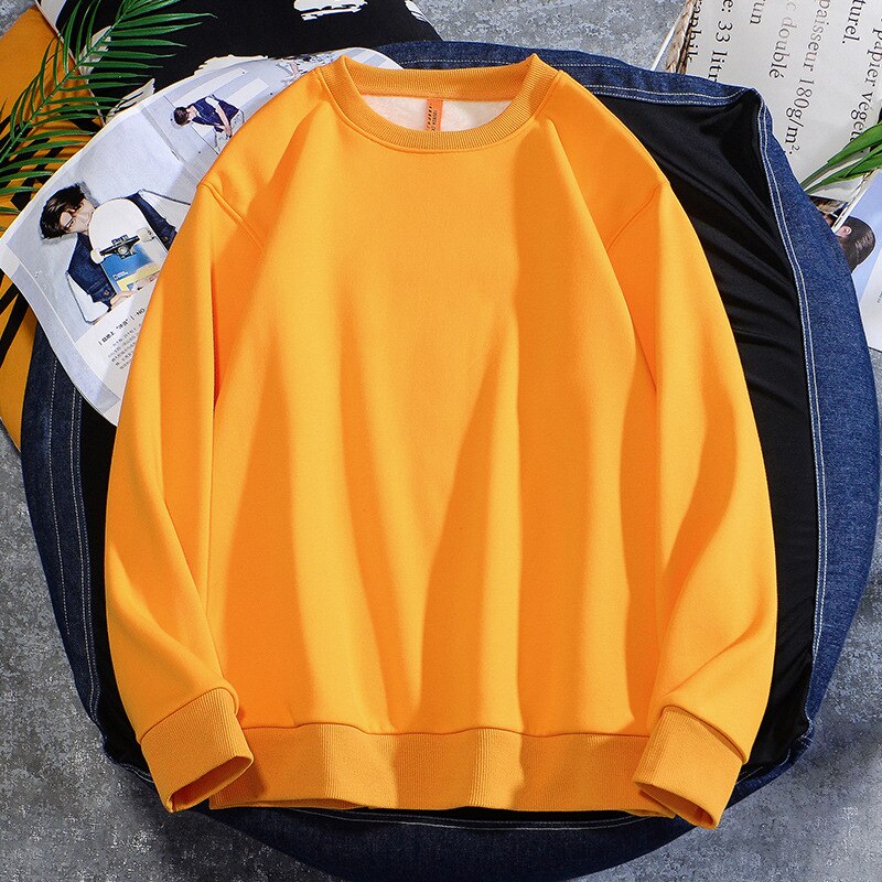 Harajuku Style Men's Casual Hoodie - Multicolor Cotton Fleece