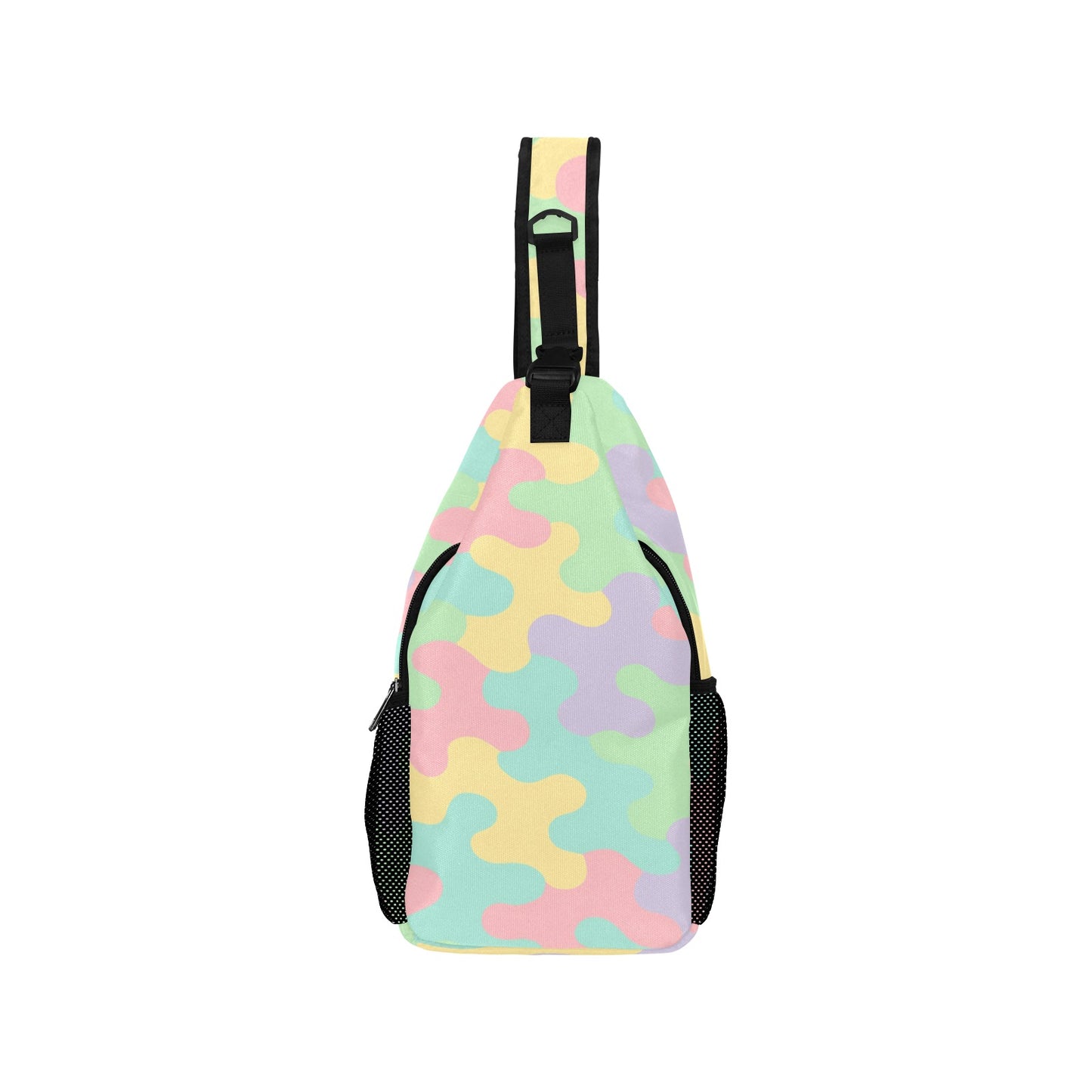 Pastel Camo Men's Casual Chest Bag