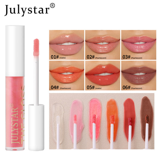 Six Pack Colorful Moisturizing Lip Gloss Set