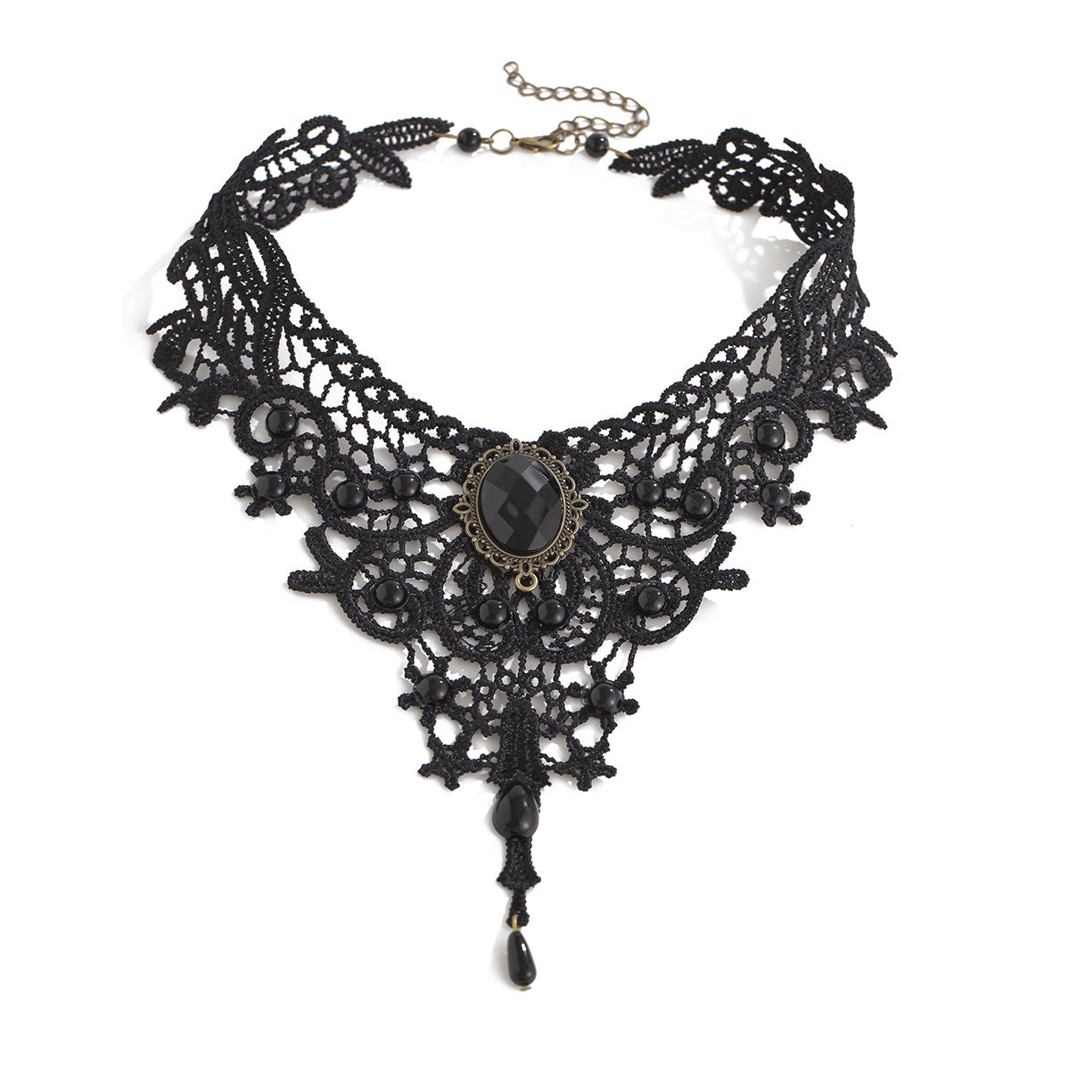 Gothic Lace Choker Necklace