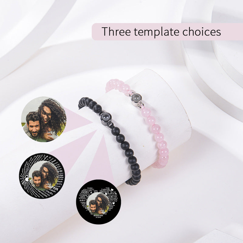 100 Languages I Love You Photo Projection Bracelet