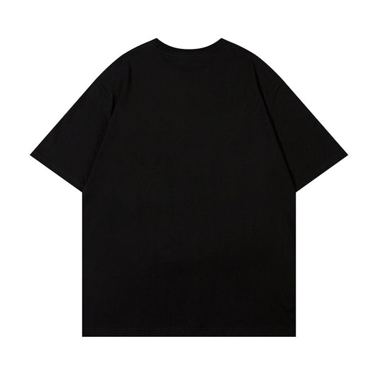 Starry Letter Printed Short-Sleeved Shirt — Harajuku Street Fashion Tee
