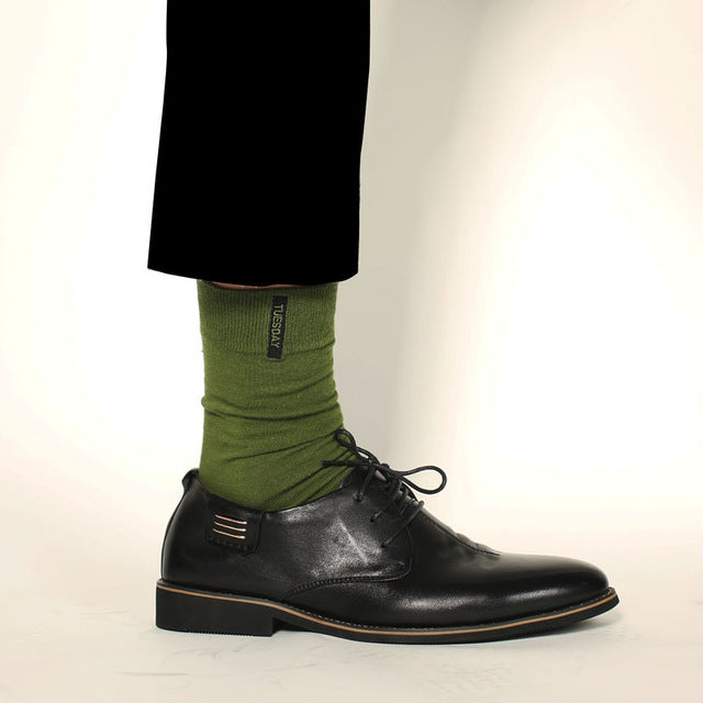 Colorful Harajuku Style Men's High Thigh Socks