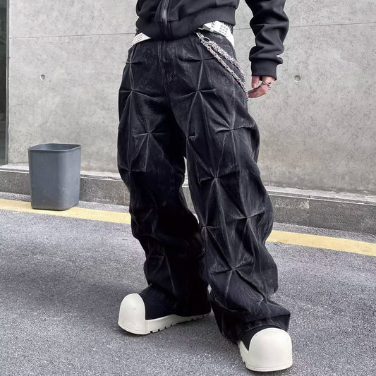 Cowboy Street Versatile Casual Wide Leg Pants