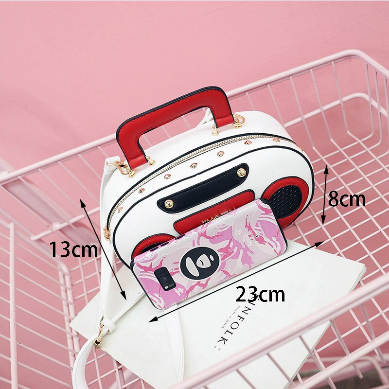 Vintage Chic Harajuku Style Women Handbag