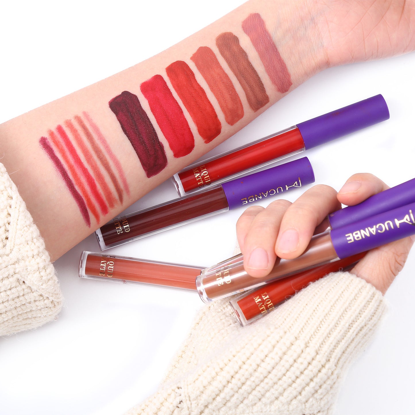 Harajuku Matte Lip Glaze & Liner Set – 13 Packs