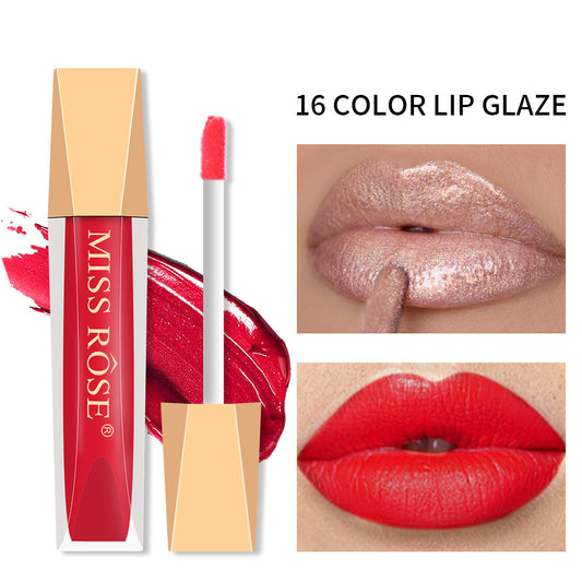 Harajuku Matte Pearlescent Lip Gloss - Velvet Finish