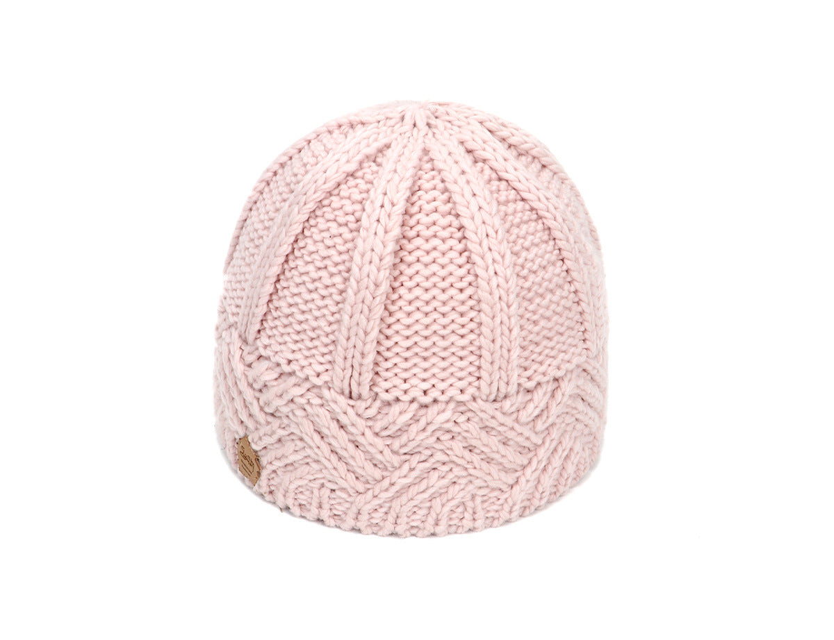 Retro Diamond Grid Knitted Hat for Fashion-Forward Individuals