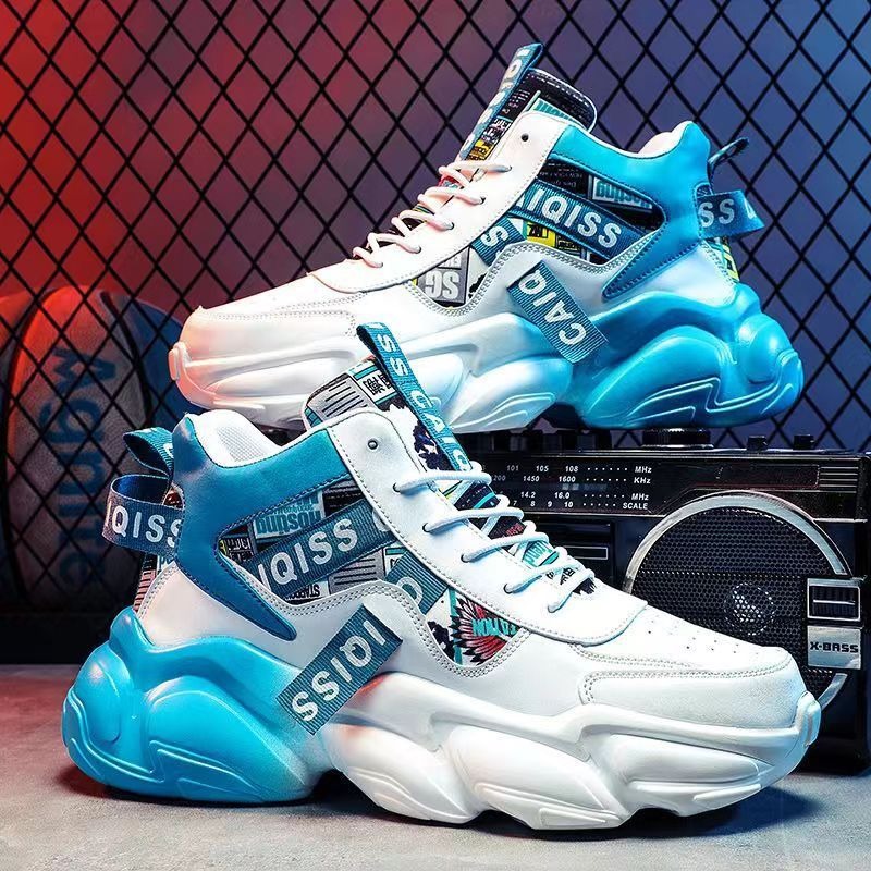 Harajuku Style High-Top Men's Sneakers