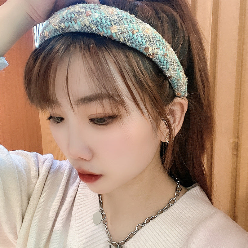 Woolen Cloth Sponge Headband & Hair Clip F663