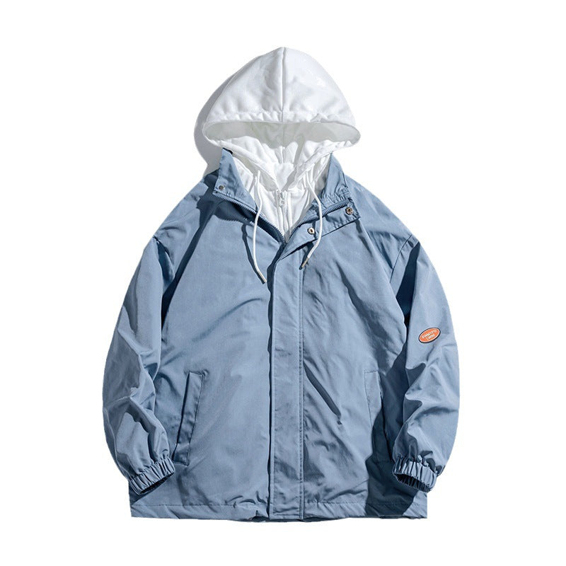 Autumn Breathable Hooded Bomber Jacket for Men