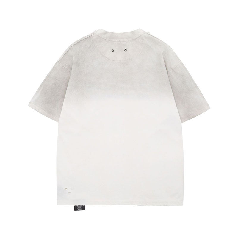 Vintage Water-Washed Casual Couple T-Shirt