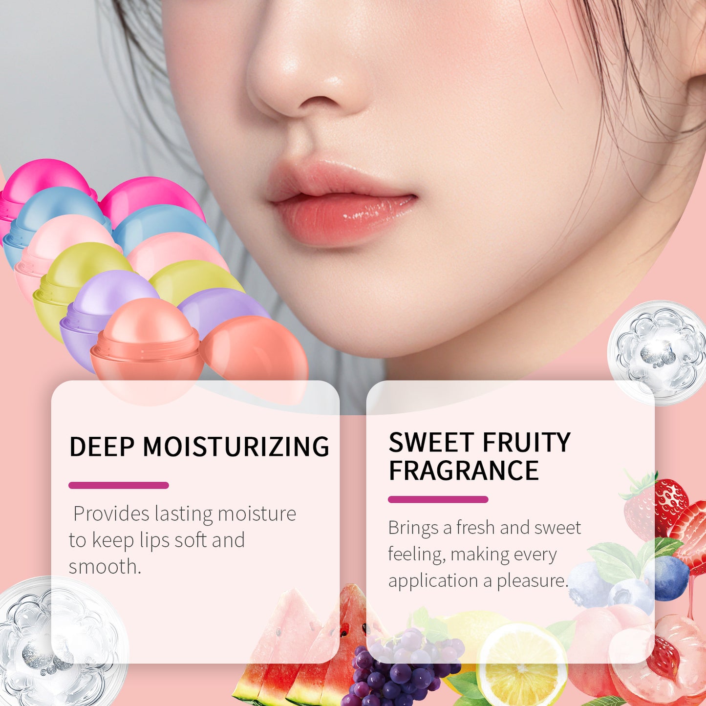 Playful Moisturizing Lip Balm for Hydrated Lips