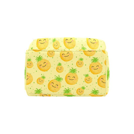 Smiling Pineapples Yellow Multi-Function Backpack