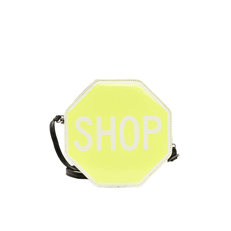 Forest Style Stop Sign Crossbody Bag for Girls