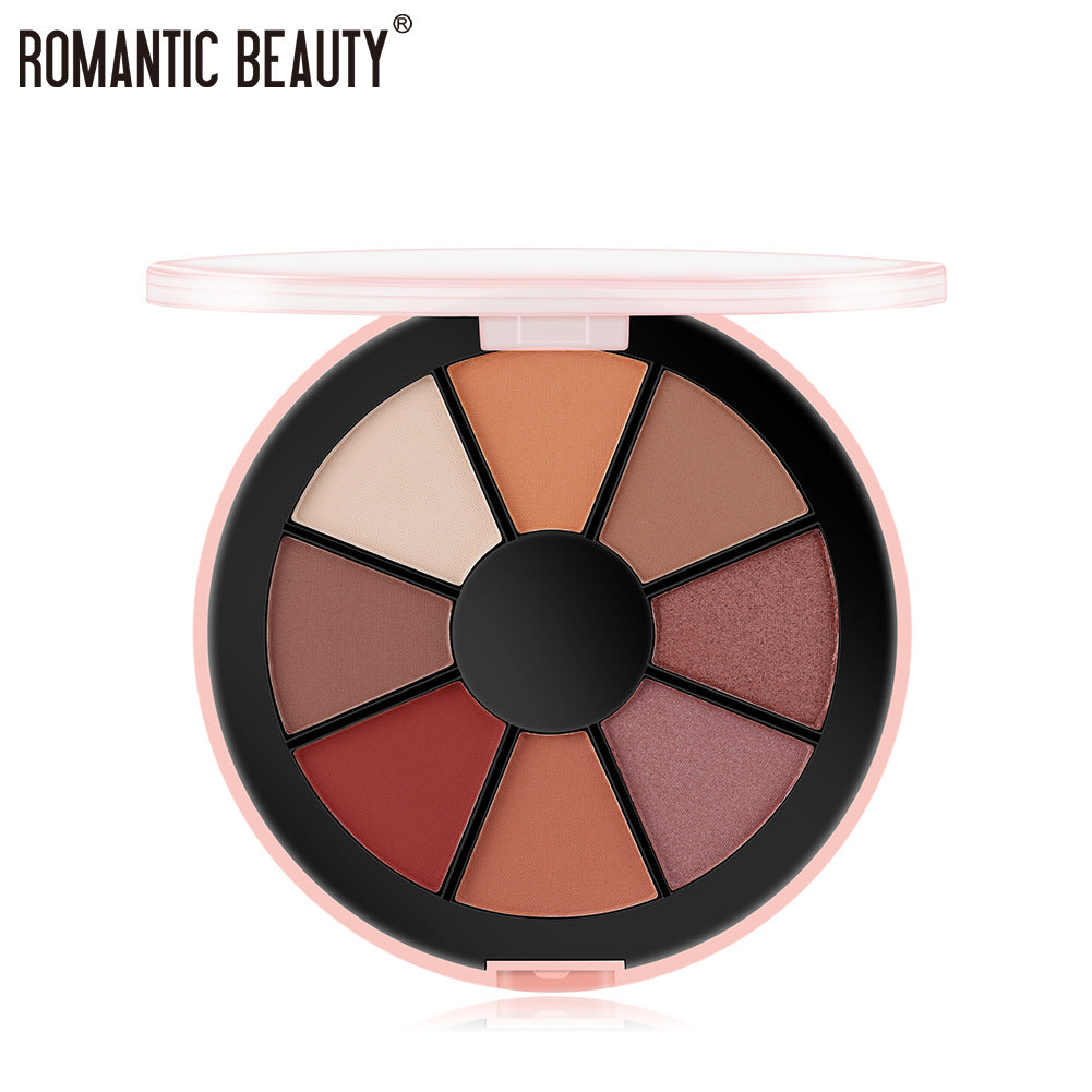 8 Color Harajuku Style Round Eyeshadow Palette