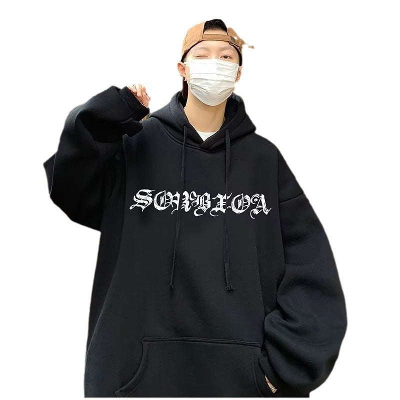 Men's Harajuku Cross Wings Casual Hoodie Jacket